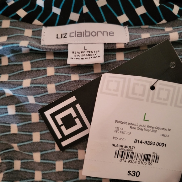 NWT Liz Claiborne Top - Picture 1 of 3
